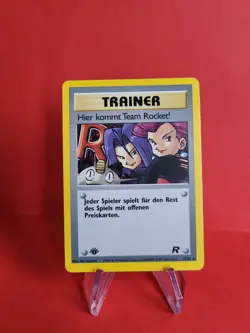Pokemon Karte/card - Hier Kommt Team Rocket 15/82 Holo 1. Edition - Excellent - Image 1