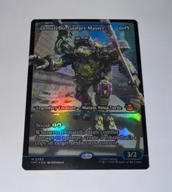 MtG: *Foil Showcase* Donatello, Gadget Master (Teenage Mutant Ninja Turtles), NM - Image 1