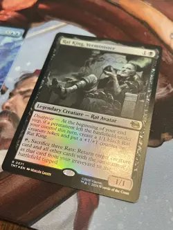 Rat King, Verminister Foil 0071 - MTG TMT Ninja Turtles - NM - In Hand - Image 1