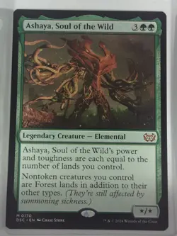 Ashaya, Soul of the Wild Commander: Duskmourn: House of Horror Regular - Image 1