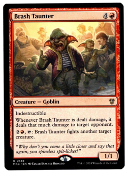 Brash Taunter 0148 Non Foil Rare Murders at Karlov Manor MTG Near Mint - Image 1