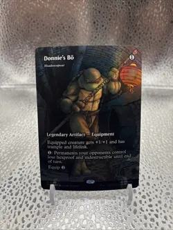 Donnie's Bo - Shadowspear Borderless - Teenage Mutant Ninja Turtles - 17 NM - Image 1