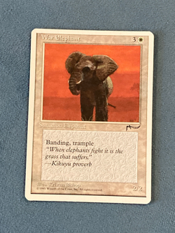 War Elephant, Chronicles, Magic the Gathering MTG - Image 1