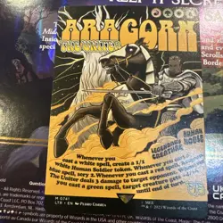 Aragorn, The Uniter (Borderless Poster Art) Lord Of The Rings - MtG NM 0741 - Image 1