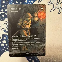 MTG Donnie's Bo (Shadowspear) | NON-FOIL (Borderless) TMNT - Image 1