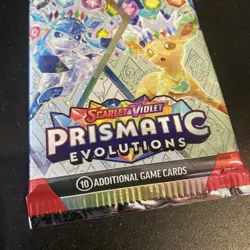 Pokemon Prismatic Evolutions Booster Pack Factory Sealed Random Art Unweighed - Image 2