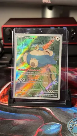 *SEALED* Pokemon Snorlax Promo Full Art Holo 150 HP 051 Scarlet & Violet English - Image 1
