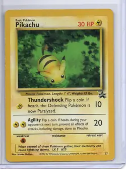 Pokemon WoTC Promo Pikachu (27) #27/53 Promo Vintage - Image 1