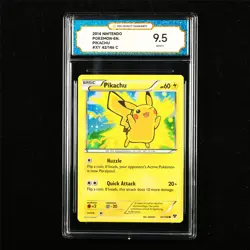 TQG 9.5 MINT+ 2014 Pokemon ENG Pikachu 42/146 C - Image 1