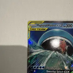 Pokemon Magikarp & Wailord GX TAG TEAM Promo Full Art Holo SM166 - Image 2