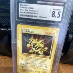Pokemon Electabuzz #2 Black Star Promos Mewtwo Strikes Back CGC 8.5 - Image 1