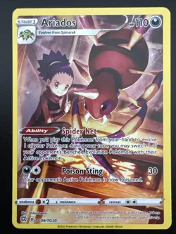 Ariados TG09/TG30 Pokemon Sword & Shield Brilliant Stars Trainer Gallery Rare - Image 3