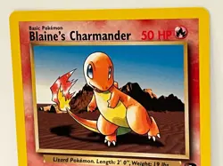 Vintage 2000 Pokemon TCG Gym Challenge BLAINE'S CHARMANDER 60/132 NM, Eng, Unltd - Image 2