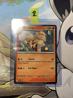 Pokemon TCG Arcanine Svp Black Star Promos SVP011 Holo Promo Cosmos Holo NM - Image 1