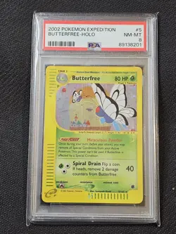 Pokemon Butterfree Expedition 5/165 Rara Holo Psa 8 Eng - Image 1
