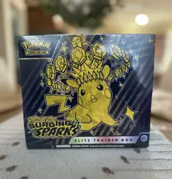Surging Sparks ETB English Factory Sealed Pokemon TCG Scarlet & Violet - Image 1