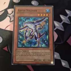 Yugioh Abyss Soldier CMC-EN001 Super Rare Promo - MP - Image 1