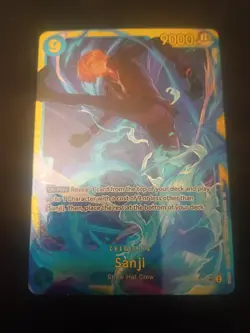 One Piece CCG Sanji OP06-119 SEC Wings of the Captain NM Condition - Image 3