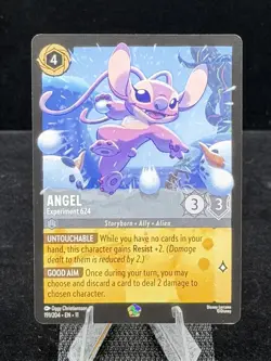 Disney Lorcana-Winterspell-Angel-Experiment 624-#191-Regular-M/NM - Image 4