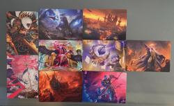 Lot of 9x Beautiful Final Fantasy Magic the Gathering Art Cards NM - Image 1