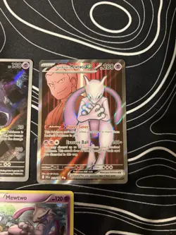 Mewtwo Pokemon Card Lot NM- 052 Promo,213/182,Xy100 Double Swirl Holo - Image 3