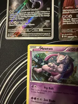 Mewtwo Pokemon Card Lot NM- 052 Promo,213/182,Xy100 Double Swirl Holo - Image 5