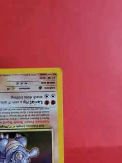 Pokemon Karte/card - Brock's Rhydon 2/132 Gym Heroes Holo Swirl - Light Played - Image 5