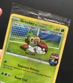 Grookey On The Ball 003/005 Futsal Pokemon Card PROMO UK Exclusive NEW SEALED - Image 3