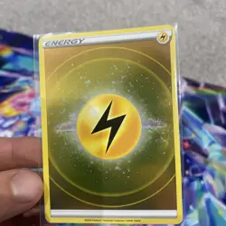 Pokemon TCG Crown Zenith Electric Energy Reverse Holo Card Non-Stamped - Image 2