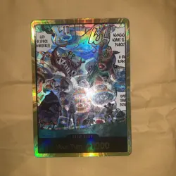 OP14 Gold DON!! Card Egghead Crisis The Azure Seas Seven One Piece CCG ENGLISH - Image 1