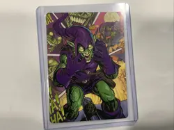 Gold Stamped - Green Goblin—Steve Ellis Art Series Card 49/54 Spider-Man MTG - Image 4