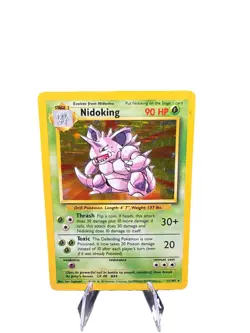 Pokemon TCG Nidoking Holo Base Set 1999 Rare Card 11/102 🔥🔥🔥 - Image 2