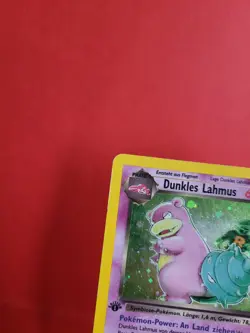 Pokemon Karte/card - Dunkles Lahmus 12/82 Rocket Holo 1. Edition - VG-Excellent - Image 2