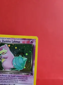 Pokemon Karte/card - Dunkles Lahmus 12/82 Rocket Holo 1. Edition - VG-Excellent - Image 3