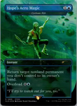 Hope's Aero Magic - Cyclonic Rift Rainbow Foil Secret Lair Drop Series 1869 NM - Image 1