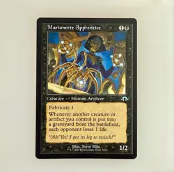 Magic the Gathering: Marionette Apprentice (Retro Frame) Modern Horizons 3 Foil - Image 1