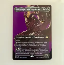 MTG: Shilgengar, Sire of Famine (Borderless) Modern Horizons 3 Foil NM - Image 1