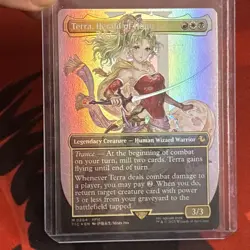 Terra, Herald of Hope (Borderless) Commander: Final Fantasy Foil - Image 1