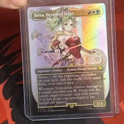 Terra, Herald of Hope (Borderless) Commander: Final Fantasy Foil - Image 2