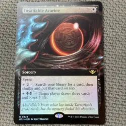 Insatiable Avarice (Extended Art) Outlaws of Thunder Junction Foil - Image 1