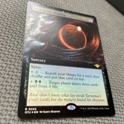 Insatiable Avarice (Extended Art) Outlaws of Thunder Junction Foil - Image 2