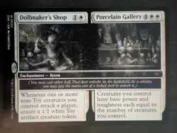 Dollmaker’s Shop Porcelain Gallery DSK-EN 0004 Rare MTG Duskmourn NM Room Enc - Image 1