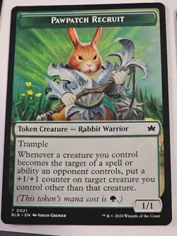 MTG - Patchwork Recruit Token - Bloomburrow - Image 1