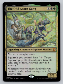 The Odd Acorn Gang FOIL- Commander: Bloomburrow MTG - Image 1