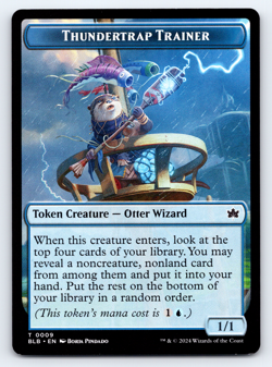 Thundertrap Trainer Token NONFOIL - Bloomburrow MTG - Image 1