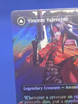 Magic the Gathering Final Fantasy Vincent Valentine 0528 Borderless Surge Foil - Image 4