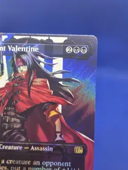 Magic the Gathering Final Fantasy Vincent Valentine 0528 Borderless Surge Foil - Image 5