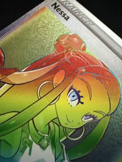 Nessa 196/185 Vivid Voltage Secret Rare Holo NM/M PSA Contender Pokemon Card - Image 3