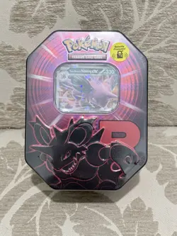 Pokemon TCG - Destined Rivals Team Rocket’s Nidoking EX Tin - Sealed - Image 1