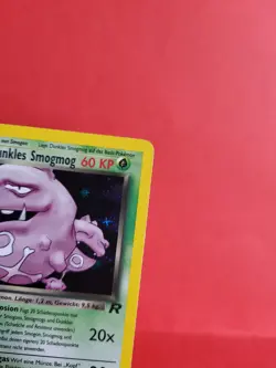 Pokemon Karte/card - Dunkles Smogmog 14/82 Rocket Holo 1. Edition - Very Good - Image 3